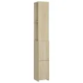 Armoire salle de bain chêne sonoma 25x26,5x170 cm