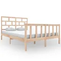Cadre de lit Bois de pin massif 160x200 cm