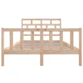 Cadre de lit Bois de pin massif 160x200 cm