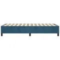 cadre de lit Bleu foncé 100x200 cm Velours