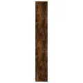 Armoire à livres Chêne fumé 155x24x160 cm