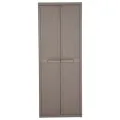 Armoire de rangement jardin Marron 65x45x172 cm PP Aspect bois