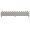 cadre de lit Gris clair 90x200 cm Tissu