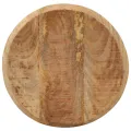 Chaises de bar lot de 2 bois de manguier solide