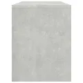 Tabouret de toilette Gris béton 70x35x45 cm Bois d'ingénierie