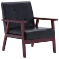 Fauteuil Noir Similicuir