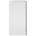 Armoire vitrée suspendue Sonoma gris 60x31x60cm Bois ingénierie