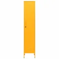 Armoire à casiers Jaune moutarde 35x46x180 cm Acier