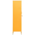 Armoire à casiers Jaune moutarde 35x46x180 cm Acier