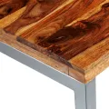 Table de salle à manger et pieds en acier Bois