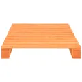 Cadre de lit de palette Marron Bois de pin massif 90 x 200 cm