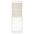 Buffet Blanc 37x34x110 cm Bois massif de pin