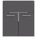 Armoire d'évier Gris 41x38,5x46 cm Aggloméré