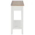 Table console Blanc 110x35x80 cm Bois