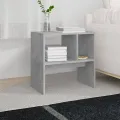 Table d'appoint Gris béton 50x30x50 cm Aggloméré