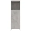 Armoire de salle de bain Gris béton 30x30x95 cm Aggloméré
