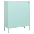 Armoire de rangement Vert menthe 80x35x101,5 cm Acier