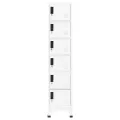 Armoire à casiers Blanc 38x40x180 cm Acier
