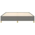 Cadre de lit Gris foncé 180 x 200 cm Tissu