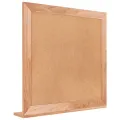 Miroir mural 55x55 cm Bois massif de noyer