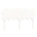 Cadre de lit avec tête de lit blanc 140x200 cm bois massif