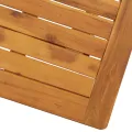 Table pliable de jardin 70x70x75 cm Bois d'acacia massif