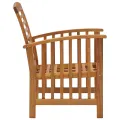 Chaises de jardin 2 pcs Bois d'acacia massif