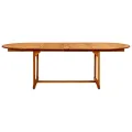 Table à dîner de jardin (160-240)x100x75cm Bois d'acacia massif