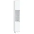 Ensemble de meubles salle de bain 3 pcs blanc bois d'ingénierie