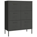Armoire à tiroirs Anthracite 80x35x101,5 cm Acier