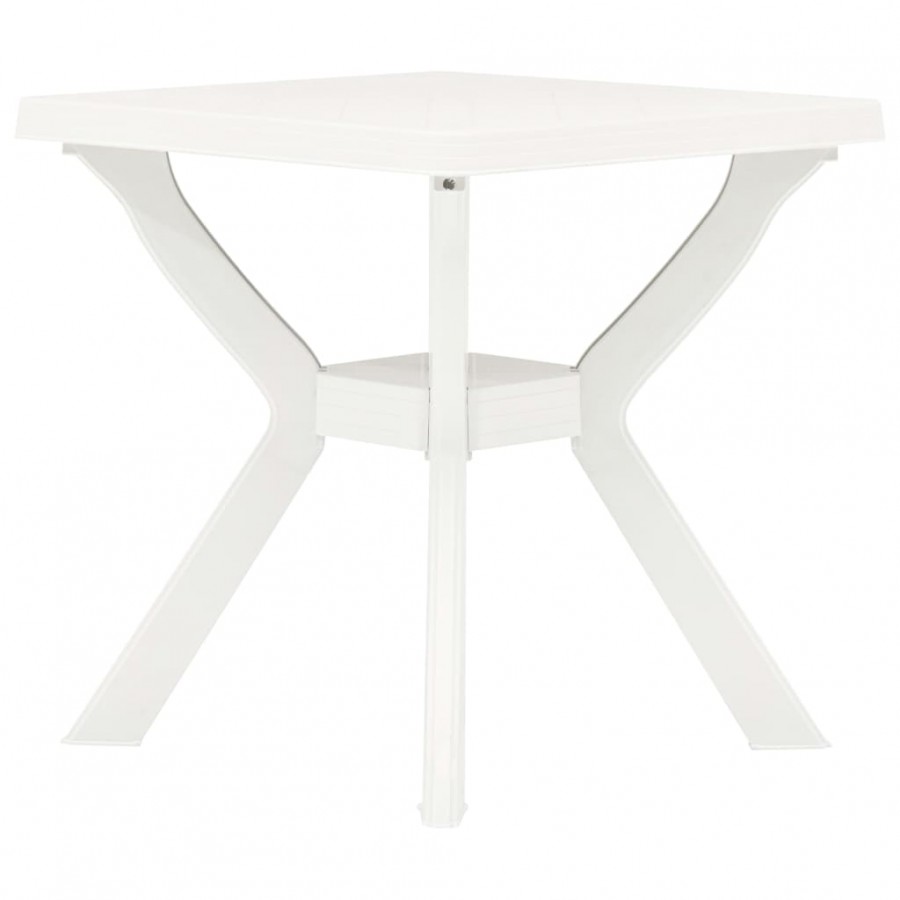 Table de bistro Blanc 70x70x72 cm Plastique