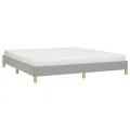 Cadre de lit Gris clair 180x200 cm Tissu
