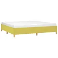 Cadre de lit Vert 200x200 cm Tissu