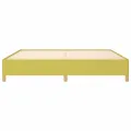 Cadre de lit Vert 200x200 cm Tissu