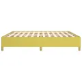 Cadre de lit Vert 200x200 cm Tissu