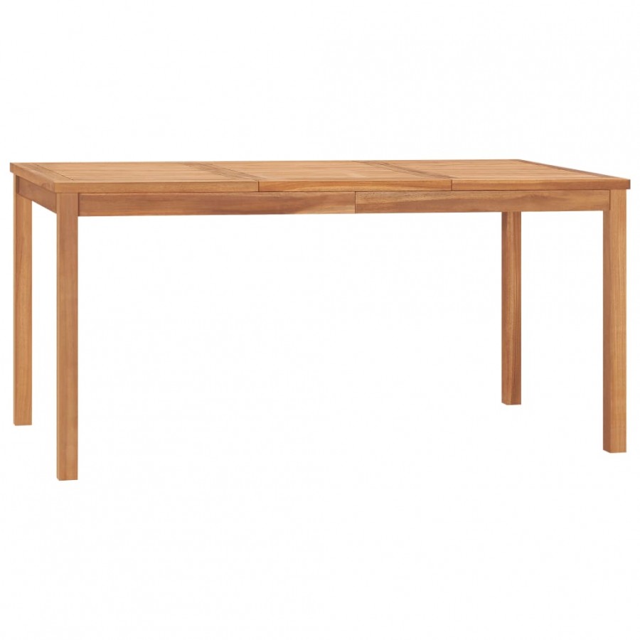 Table à dîner de jardin 160x80x77 cm Bois de teck solide