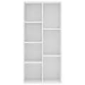 Bibliothèque Blanc 50x25x106 cm Bois d'ingénierie