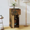 Buffet Chêne fumé 30x30x70 cm Bois d'ingénierie