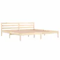 Cadre de lit Bois de pin massif 200x200 cm