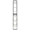 Armoire haute Blanc 80x30x210 cm Bois de pin solide