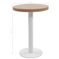 Table de bistro Marron clair 60 cm MDF