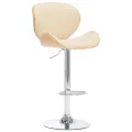 Tabouret de bar Crème Similicuir