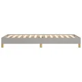 Cadre de lit Gris clair 80x200 cm Tissu