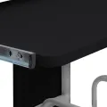 Bureau d'ordinateur Noir 110x52x88,5 cm Bois d’ingénierie