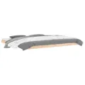 Cadre de lit 200x200 cm bois de pin massif