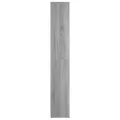 Armoire de bain Sonoma gris 30x30x183,5 cm Bois d'ingénierie