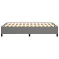 Cadre de lit Gris foncé 120 x 200 cm Tissu
