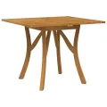 Table de jardin 85x85x75 cm Bois d'acacia solide