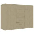 Buffet Chêne sonoma 88x30x65 cm Aggloméré