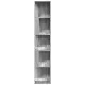 Armoire d'angle Sonoma gris 33x33x164,5 cm Bois d'ingénierie